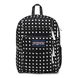JanSport Big Student Backpack - Black Sketch Dot - Oversized