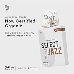 D'Addario Organic Select Jazz Unfiled Alto