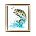 Onpiece DIY 5D Diamond Embroidery Painting Fish Cross Stitch Craft Office Home Decor