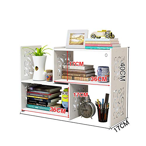 BINGFENG Estantería retráctil librería de sobremesa librería de