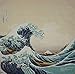 Furoshiki Hokusai's 'The Wave' Motif Japanese Fabric 48cm
