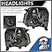 1A Auto Headlights Headlamps Left & Right Pair Set of 2 for 07-13 GMC Yukon SUV