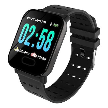 WJSEIF Reloj Deportivo Reloj Inteligente Bluetooth bip ...