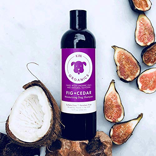 kin organics Fig+Cedar Organic Dog Shampoo, 12oz
