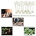 OULII Wooden Table Numbers with Holder Base for Wedding or Home Decoration, 1 to10, Pack of 10