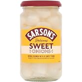 Sarsons Sweet &amp; Mild Silverskin Onions 460g