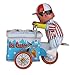 MagiDeal Iron Sheet Wind-Up Ice Cream Trolly Vendor Clockwork Tin Toy