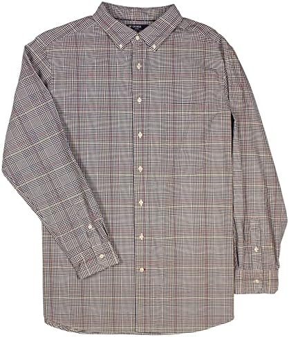 cremieux slim fit dress shirt Cremieux Men's Big & Tall Full-Fit Easy-Care Long Sleeve Oxford Shirt with Pocket (Chili Pepper 269, 3X-Large Big, 3xb), Size: 3XL