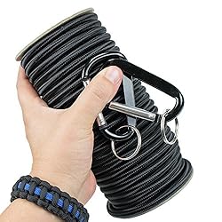 Marine Grade Shock Cord with 2 Carabiners - 6