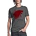 Game of Thrones The North Remembers Mens Charcoal Heather T-shirt L