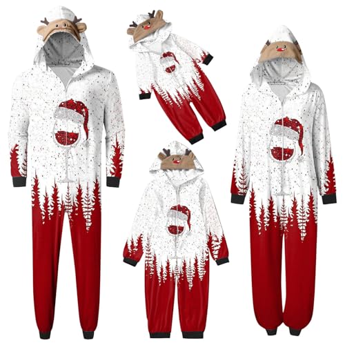 Family Christmas Pajamas Set 2025 Holiday Family Couple Matching Xmas ...