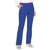 Med Couture Women's Yoga Pull-On Pant with 7 Pockets Ultra-Soft Rib-Knit Waistband and 2-Way Stretch Technology - MC7739