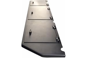 ESP Truck Accessories USSCM-01 Heavy Duty Aluminum 3 Compartment Under Seat Storage Organizer for 2014-2021 Toyota Tundra CrewMax Pickups