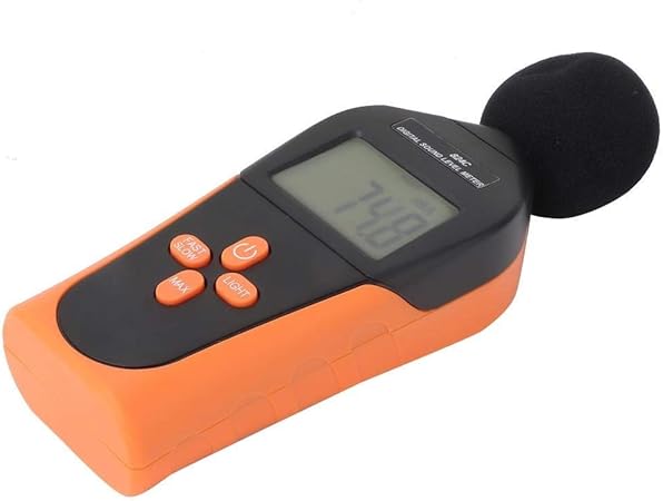 Ywawj Instruments Vumetre Precision Numerique Sonometre Decibel Surveillance Testeur Bruit Instrument De Mesure Amazon Fr Cuisine Maison