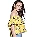 BLDO Women's Summer Ruffle Off Shoulder Floral Cute Loose Blouse Tops
