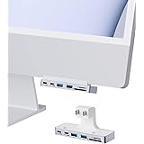 Hagibis iMac Hub with 4K@60Hz HDMI, USB C 3.1, USB 3.0 Ports and SD/Micro SD Card Reader, USB-C Clamp Hub USB C Docking Stati