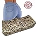 CheckBox BBL Pillow - Brazilian Butt Lift Quality Foam Pillow with Booty Support Technology - Dr. Approved for Post Surgery Recovery Relief Off Loading Leopard Print