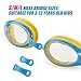 UShake Kids Child Swim Goggle, Anti-Fog UV Protection Soft Silicone Frame Kid Child Swimming Goggles for Kids Children and Early Teens