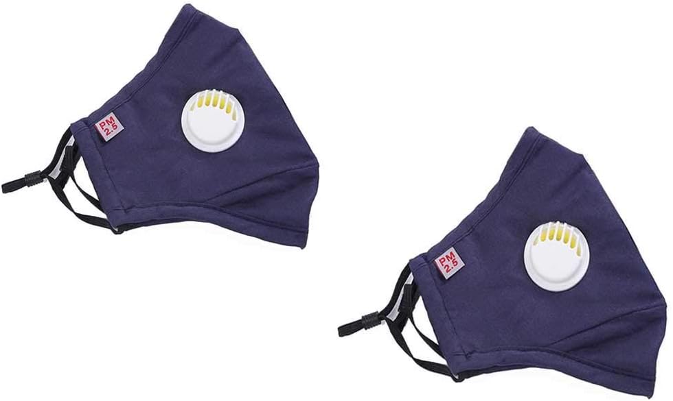 Kangcheng Pollen Mask Cotton Breathing Anti-Dust Reusable Unisex Anti-Pollution Motorcycle Sports Running Cycling Mask-2 PCS