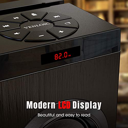 VENLOIC Floor Standing Bluetooth Tower Speaker, Floor Speakers For Home