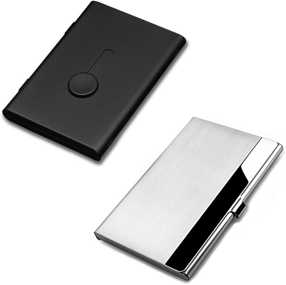2 Pcs Business Card Holders