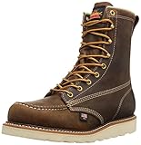 Thorogood Men's American Heritage Wedge Safety Toe Work Boot, Brown, 11.5 D US