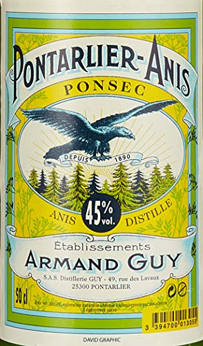 Distillerie Pierre Guy Pontarlier Anis Distille Ponsec Absinth (1 x 0.5 l) – Bild 4