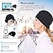 Wireless Music Beanie Headphone hat Women Winter Warm Knit Hats Cap Ink Black