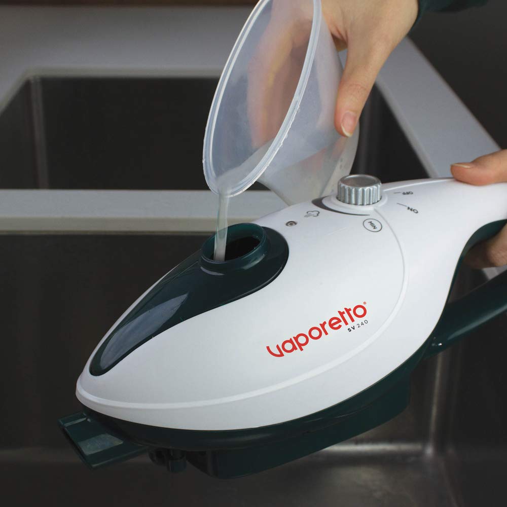 Elimina il 99.9% di Germi e Batteri con 10 Accessori Leggero 1.6 kg Polti  Vaporetto SV220 Scopa Lavapavimenti a Vapore Doppia Funzione con Pulitore  Portatile per Tutte le Superfici anche i Tappeti
