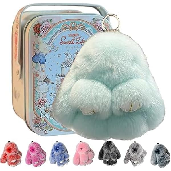Bunny Keychain with Tin - 5.8