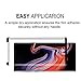 [2-Pack] Galaxy Note 9 Screen Protector,Cafetec [9H Hardness][Anti-Fingerprint][Anti-Scratch] Tempered Glass Screen Protector Compatible with Samsung Galaxy Note 9 Black