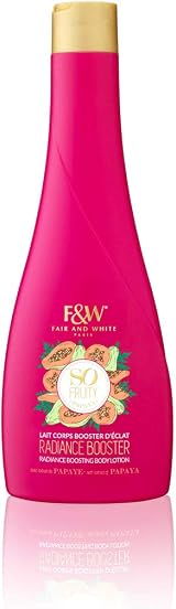 Fair & White Radiance Boosting Body Lotion So Fruity Papaya Brightening view 2