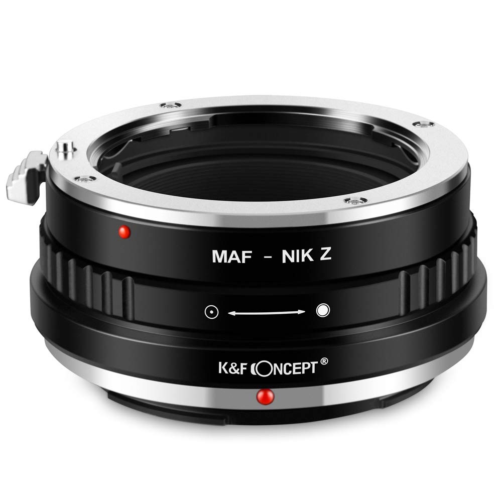 K&F CONCEPT MAF to Nik Z Lens Adapter for Sony Minolta AF Mount Lens Compatible with Nikon Z Mount Z6 Z7 Mirrorless Cameras