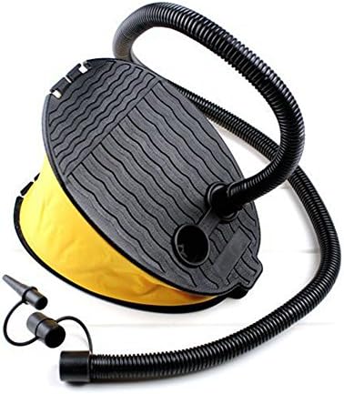 DUYT Foot Pump, 3L Bellow Oxford Foot Air Pump Inflator Deflato For Inflatable Toy Swimming Floating Accessory,Yellow