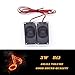 Mini Audio Magnet Raspberry Pi and Arduino Speaker 3 Watt 8 Ohm JST - PH2.0 Interface Balance Connect Rectangle Passive Horn Trumpet Loudspeaker