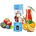 KUWAN Mini Portable Electric Fruit Juicer Cup Personal Sports Juice Blender Rechargeable Battery 13 Ounce with USB Charging Cable