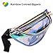 Fanny Pack for Women Holographic Fanny Pack Iridescent Cute Waist Belt Bum Bag Fashion for Rave Festival Events Games