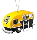 Team Sports America Metal Boston Bruins Camper Ornament