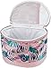 ZUCA Lunchbox (Choose Your Style): Vinyl Liner for Easy Cleaning | for Kids or Adults | BPA Free | Secures to Handle of Any Rolling Bag (Pink Oasis)