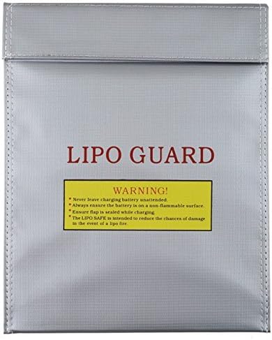Altair Lipo Battery Bag (9 x 7 in.) Fireproof Explosion proof Pouch Safe Battery Bag Lipo Guard Case for Charge