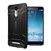 KAPAVER Redmi Note 3 (Qualcomm 2016 Model) Premium Tough Rugged Solid Black Shock Proof Slim Armor Case for Xiaomi Redmi Note 3