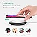 Wireless Charger, OPERNEE 5W Qi Certified Slim Wireless Charging Pad(No AC Adapter) with Resistant Water TPU Case, Standard Wireless Charging for iPhone X/8/8 Plus Samsung Galaxy S9+/S9/S8