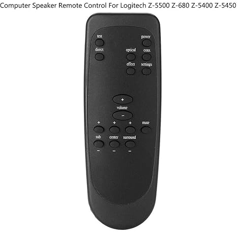 BAAQII Computer-Lautsprecher-Fernbedienung für Logitech Z-5500 Z-680 Z-5400 Z-5450