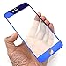 iPhone 5 5S SE Case-Yerwal Front+Back Mirror Tempered Glass Film Screen Protector Cover for iPhone 5 5G 5S SE-Blue