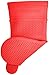 Rachael Ray Silicone Kitchen Oven Mitt with Quilted Cotton Liner, Red