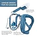 DOUPRO Snorkel Mask Universal Size Easybreath Snorkeling Mask 180° Panoramic View Ear Pressure Balance Anti-Fog Anti-Leak Fit Perfectly and Comfortably for All - 2018 Latest Upgrade