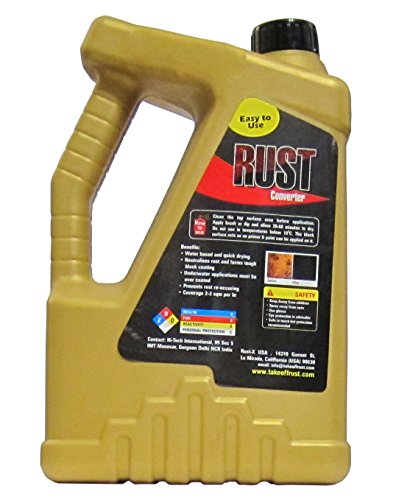 Click Here to See More Images Rust-X Rust Converter | Water-Based One-Step Rust Repair Solution | Premium Quality Rust Primer & Sealer | Marine, Automotive, and Household Items | 1 Gallon of Heavy Duty Rust Converter