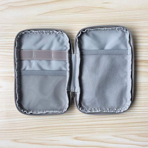 Yamalans Portable Electronic Accessories USB Drive Charger Cable Storage Bag Pouch Organizer Case Grey