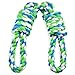 EETOYS Tug Rope for Large Dogs, Tug of War Dog Toy with 2 Handles Easy for Interaction Between Human and Large Breeds, Adult-Senior, Dental Floss Rope for Dogs’ Dental Health