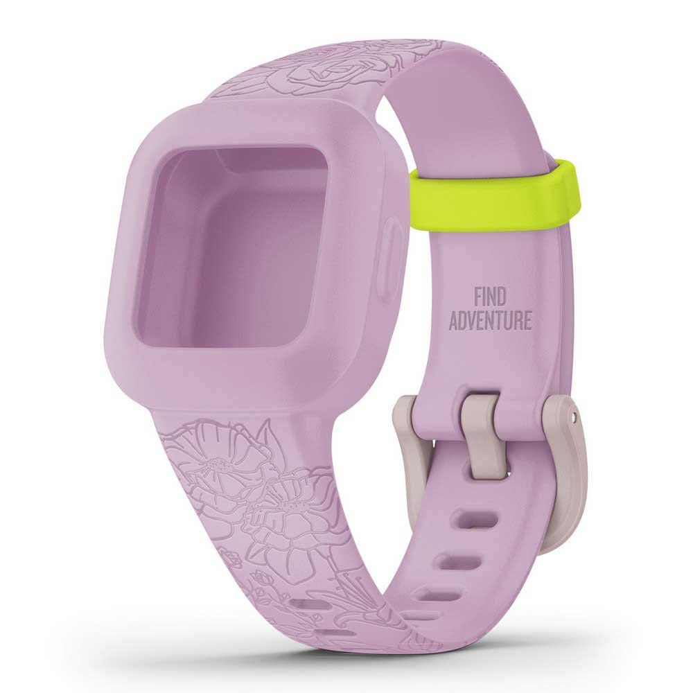 Garmin vívofit jr. 3 Replacement Band, Accessory band only, Original accessory, Silicone, Lilac Floral